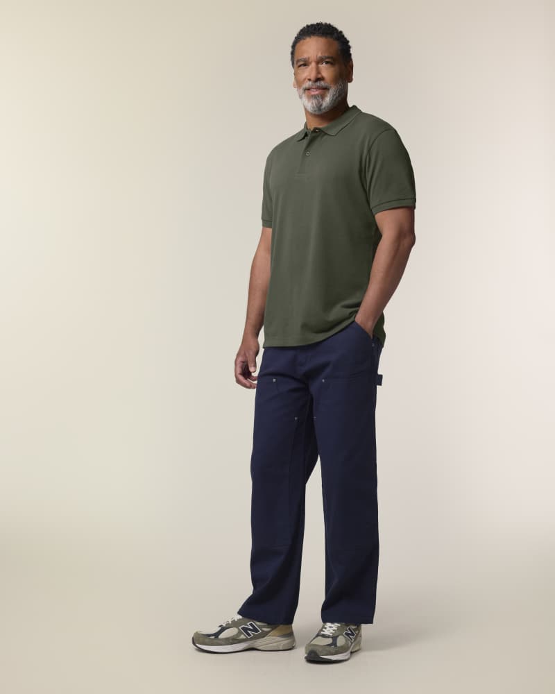 STANLEY COASTER - KHAKI - POLOS SHORT SLEEVES - HOMMES