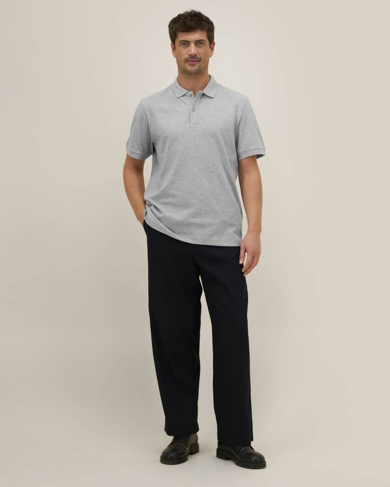 PREPSTER 2.0 - HEATHER GREY - POLOS SHORT SLEEVES - UNISEXE