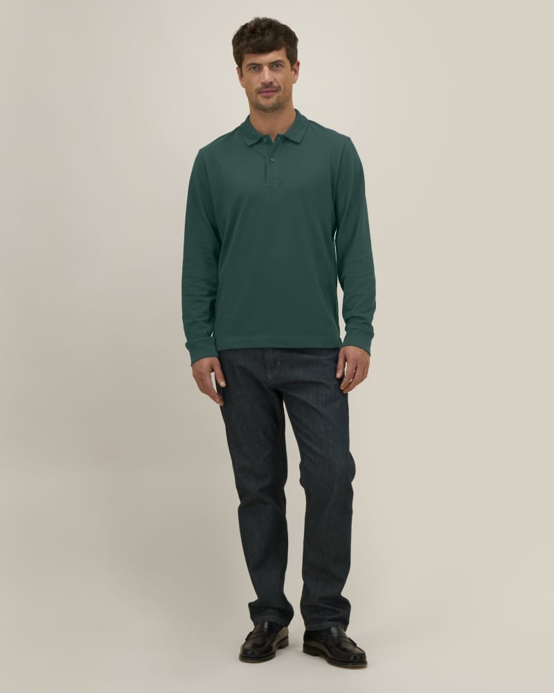 PREPSTER 2.0 LONG SLEEVE - GLAZED GREEN - POLOS LONG SLEEVES - UNISEKS