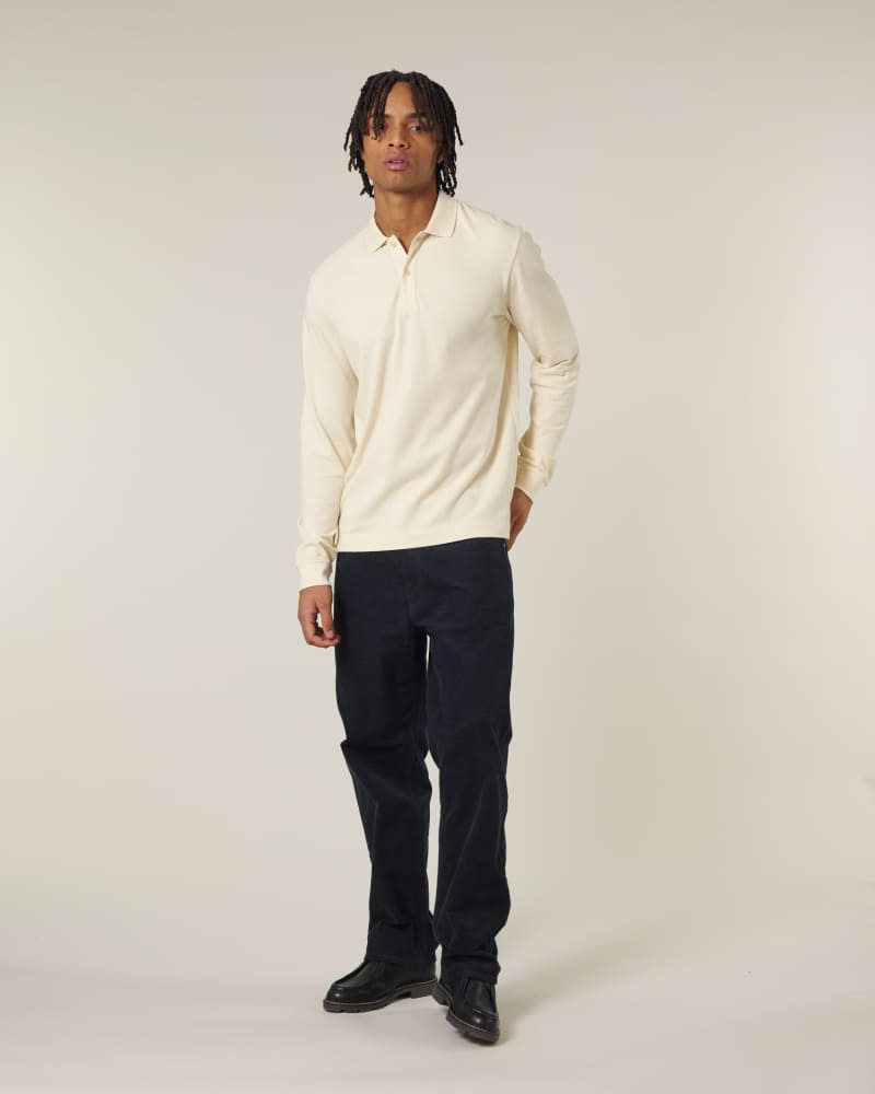 PREPSTER 2.0 LONG SLEEVE - NATURAL RAW - POLOS LONG SLEEVES - UNISEKS