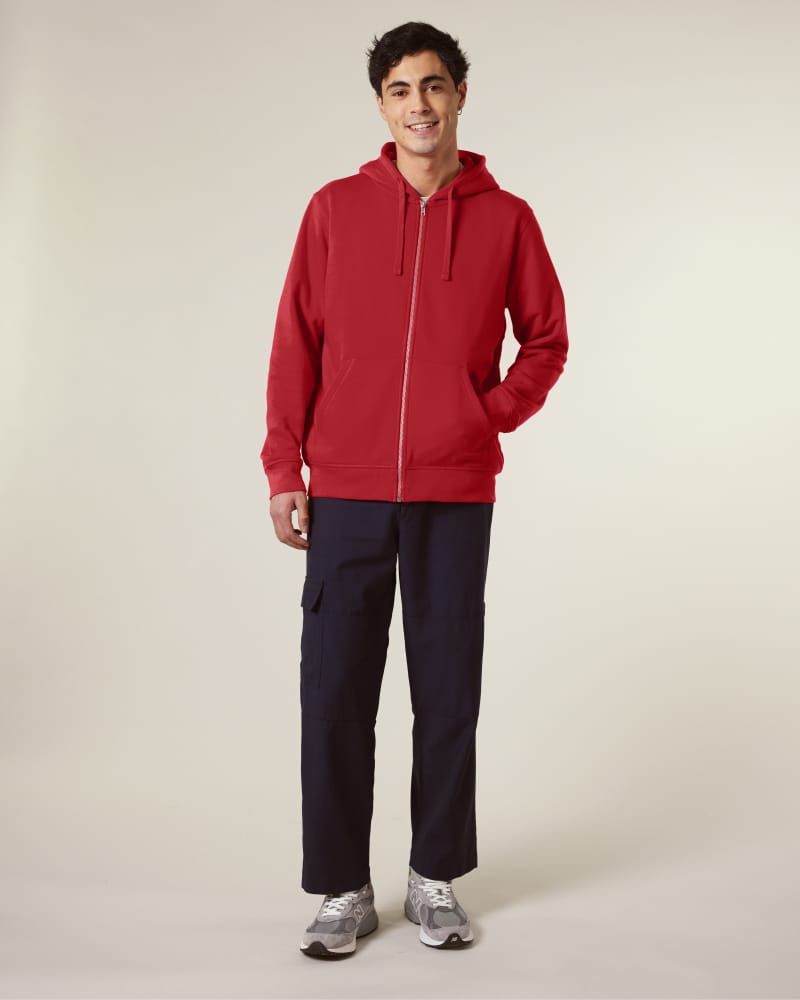 MIXER - RED - SWEATSHIRTS JACKET - UNISEKS