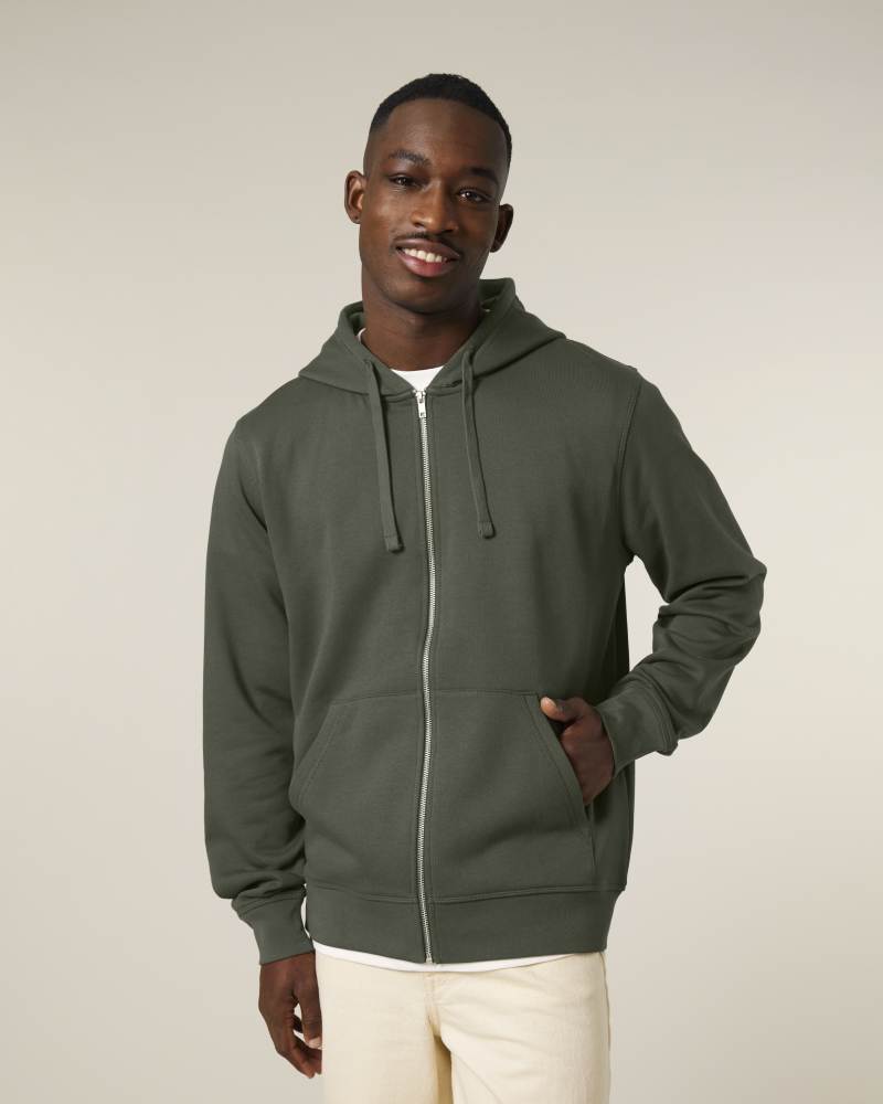 MIXER - KHAKI - SWEATSHIRTS JACKET - UNISEKS