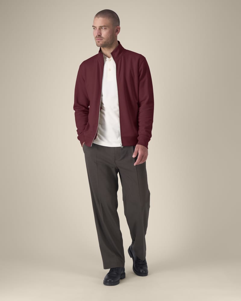 TRAILER 2.0 - BURGUNDY - SWEATSHIRTS JACKET - UNISEX