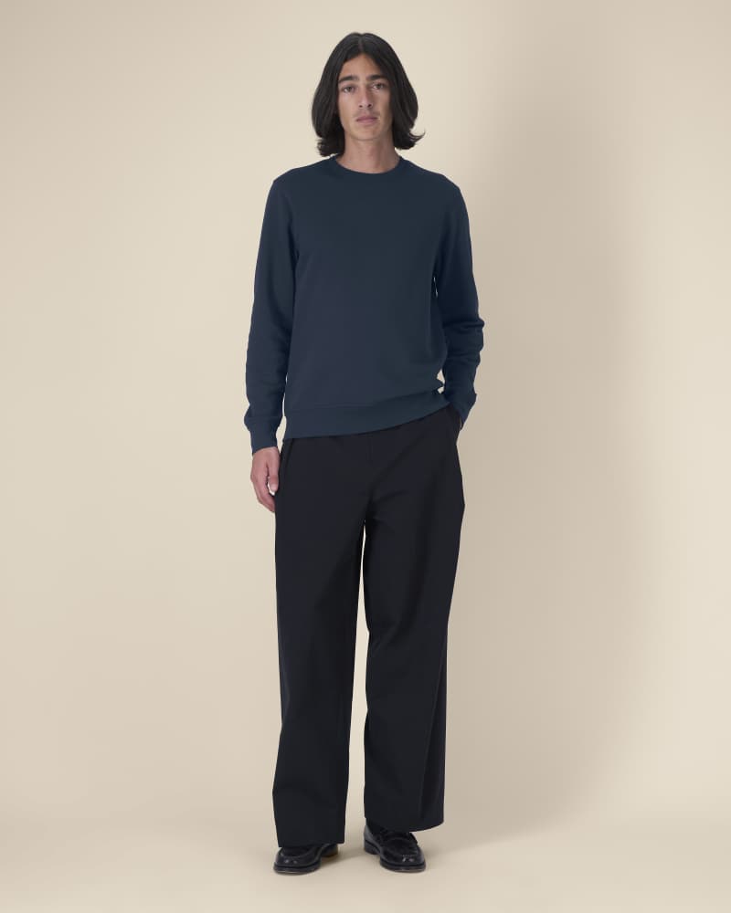 ROLLER - FRENCH NAVY - SWEATSHIRTS CREWNECK - UNISEXE