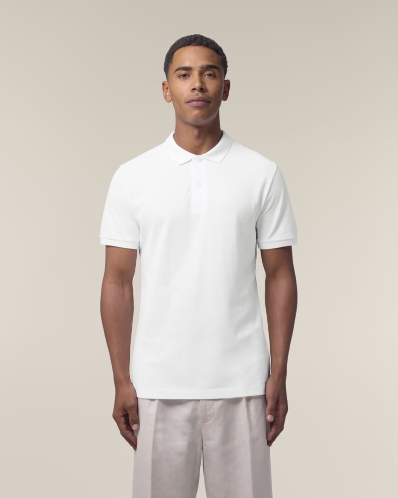 STANLEY COASTER - WHITE - POLOS SHORT SLEEVES - HOMMES