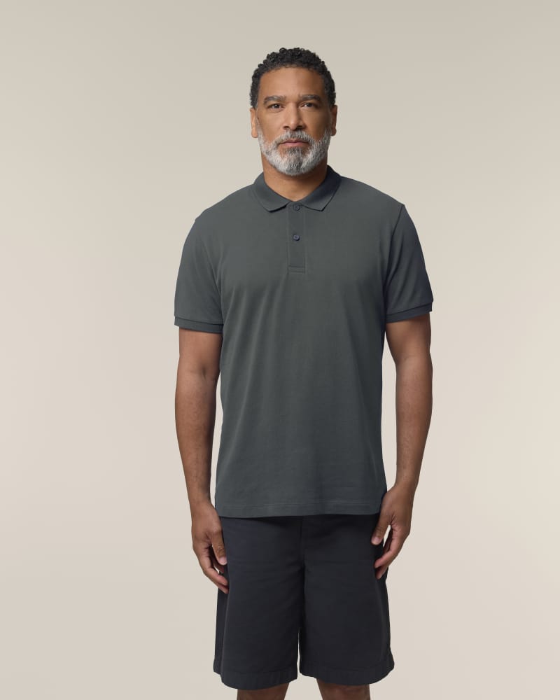 STANLEY COASTER - ANTHRACITE - POLOS SHORT SLEEVES - HOMMES
