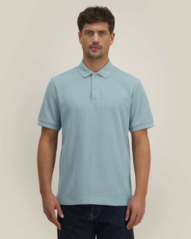 PREPSTER 2.0 - PEBBLE BLUE - POLOS SHORT SLEEVES - UNISEXE