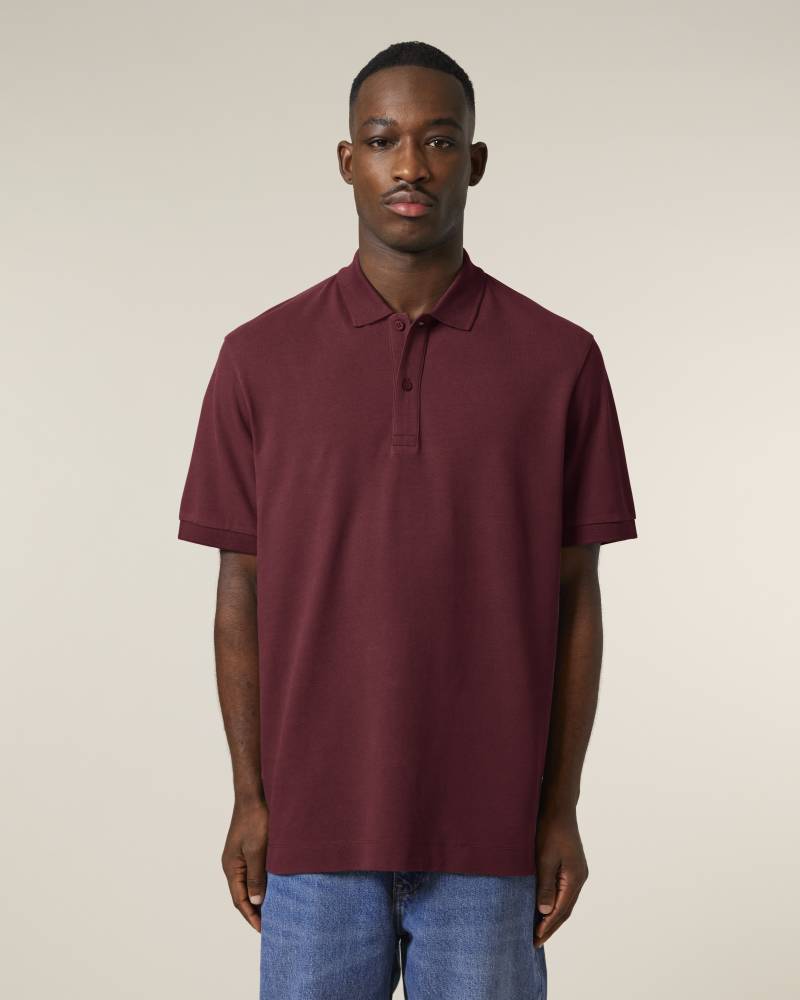 PREPSTER 2.0 - BURGUNDY - POLOS SHORT SLEEVES - UNISEXE