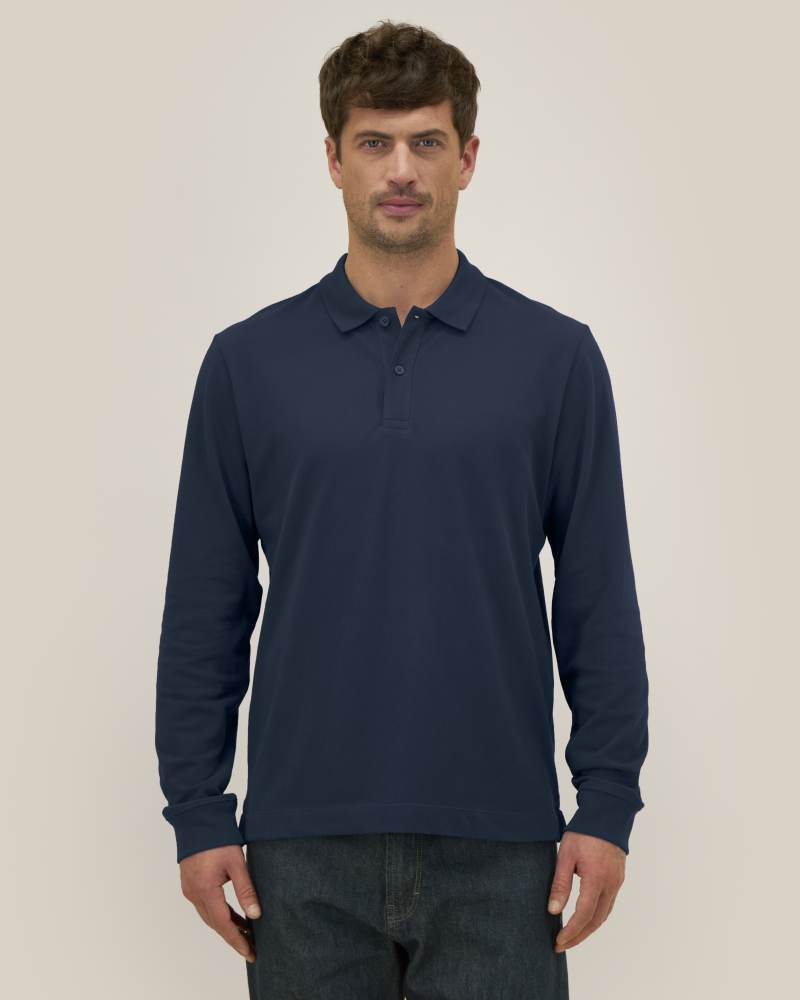 PREPSTER 2.0 LONG SLEEVE - FRENCH NAVY - POLOS LONG SLEEVES - UNISEKS