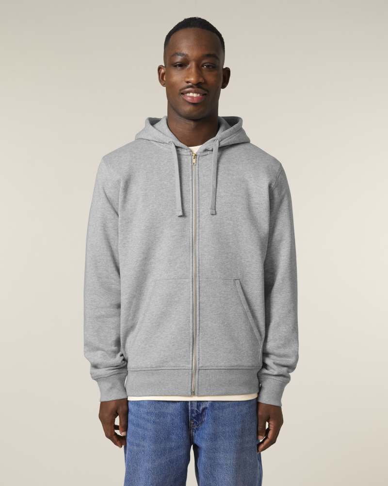 MIXER - HEATHER GREY - SWEATSHIRTS JACKET - UNISEKS