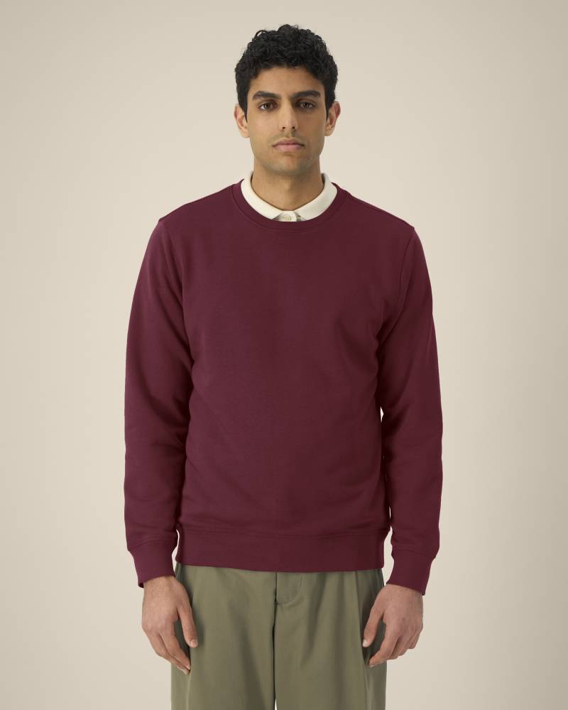 ROLLER - BURGUNDY - SWEATSHIRTS CREWNECK - UNISEXE
