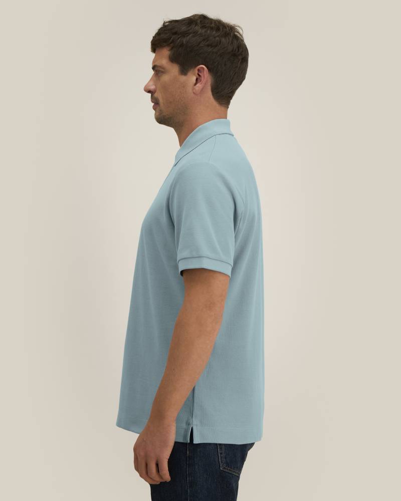 PREPSTER 2.0 - PEBBLE BLUE - POLOS SHORT SLEEVES - UNISEXE