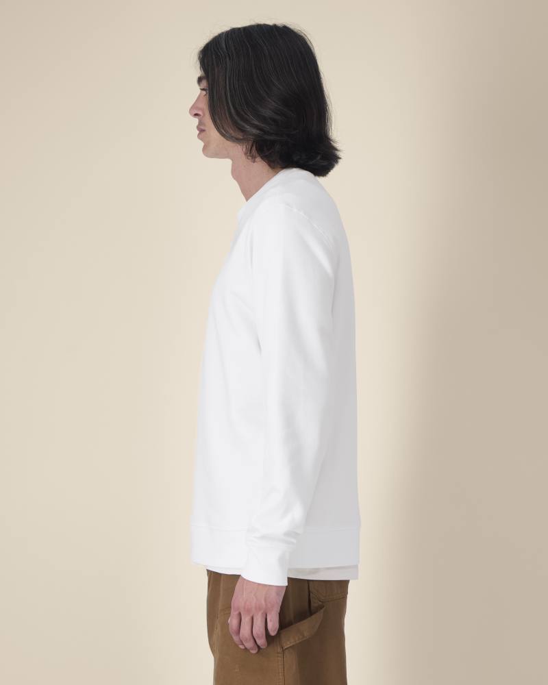 ROLLER - WHITE - SWEATSHIRTS CREWNECK - UNISEXE