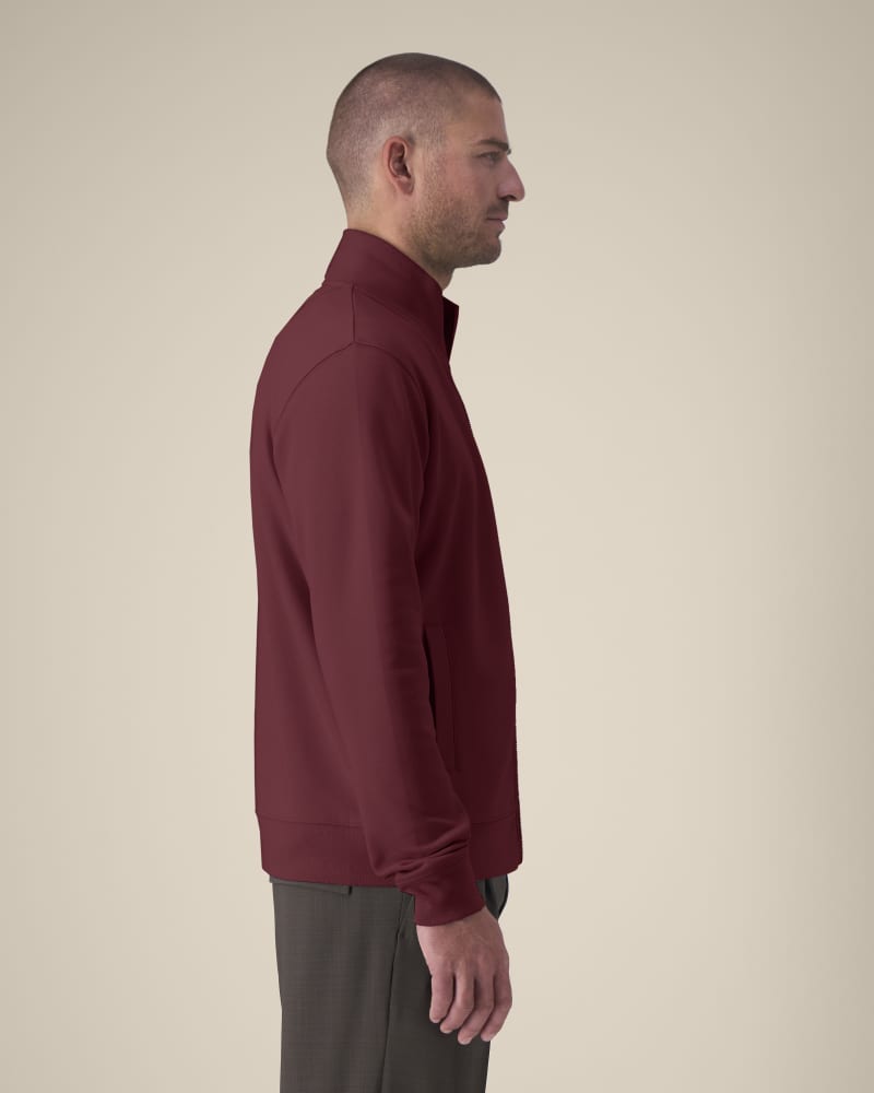 TRAILER 2.0 - BURGUNDY - SWEATSHIRTS JACKET - UNISEX