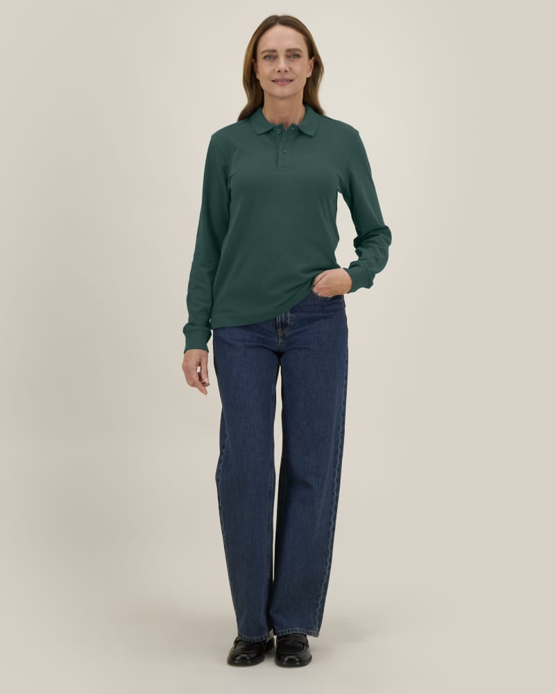 PREPSTER 2.0 LONG SLEEVE - GLAZED GREEN - POLOS LONG SLEEVES - UNISEKS