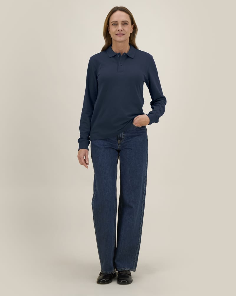 PREPSTER 2.0 LONG SLEEVE - FRENCH NAVY - POLOS LONG SLEEVES - UNISEKS