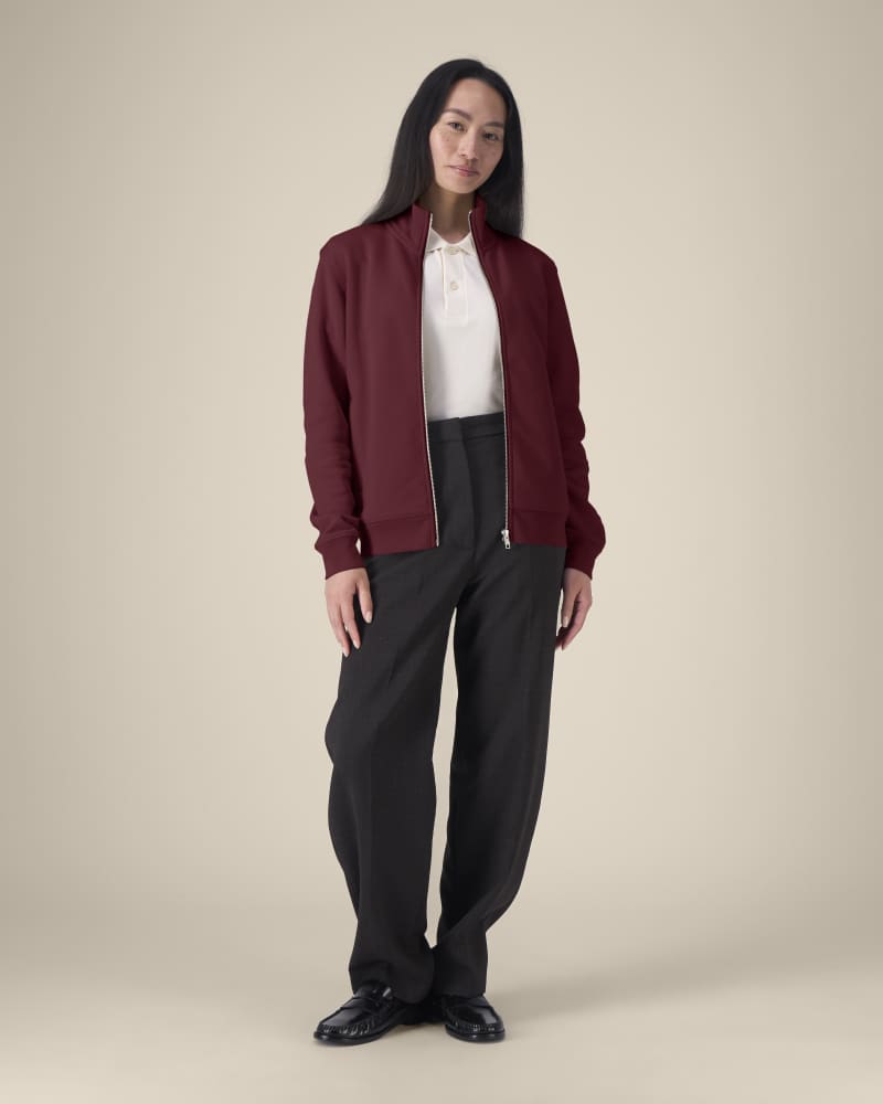 TRAILER 2.0 - BURGUNDY - SWEATSHIRTS JACKET - UNISEX