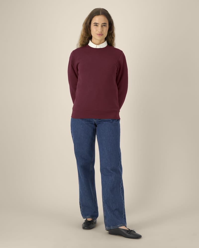 ROLLER - BURGUNDY - SWEATSHIRTS CREWNECK - UNISEXE