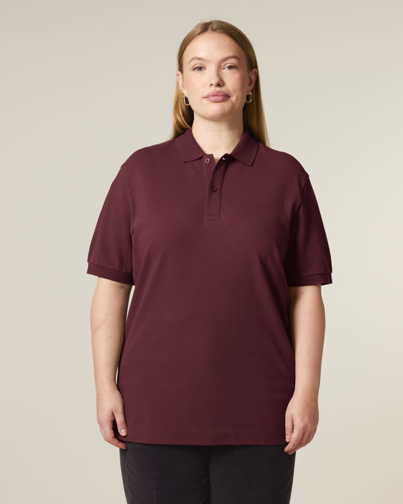 PREPSTER 2.0 - BURGUNDY - POLOS SHORT SLEEVES - UNISEXE