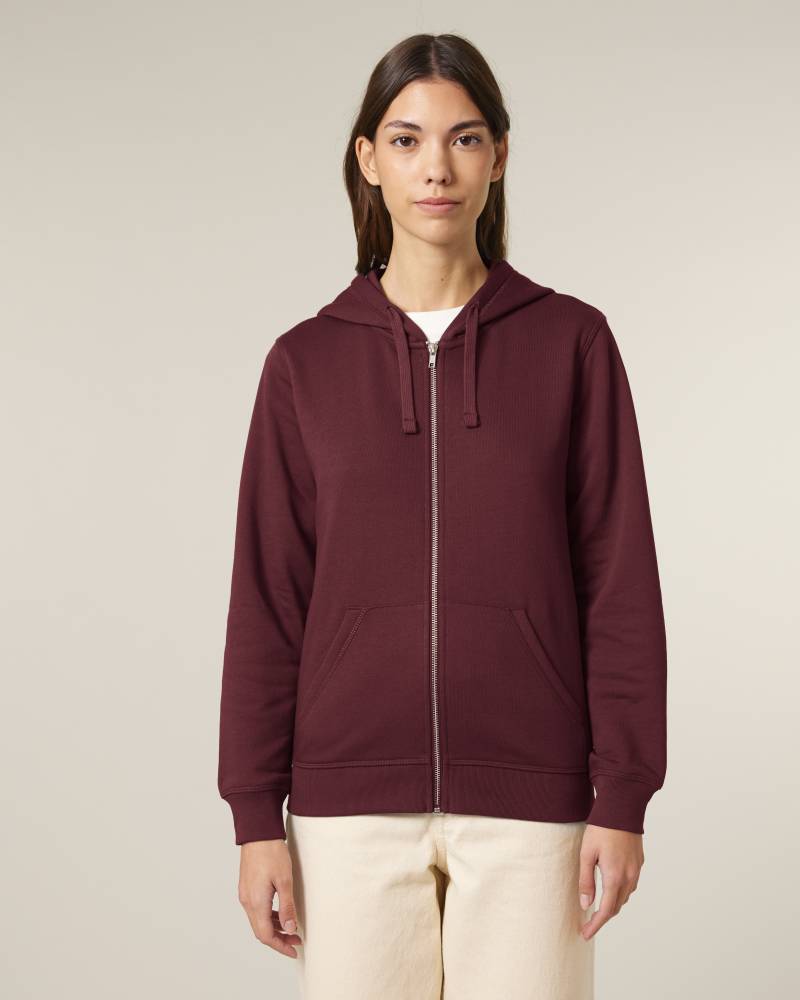 MIXER - BURGUNDY - SWEATSHIRTS JACKET - UNISEKS