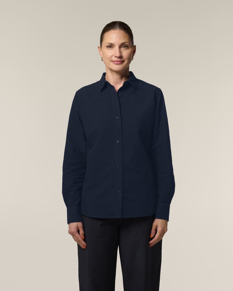 STELLA OXFORD SHIRT - FRENCH NAVY - SHIRTS NON DENIM - FEMMES