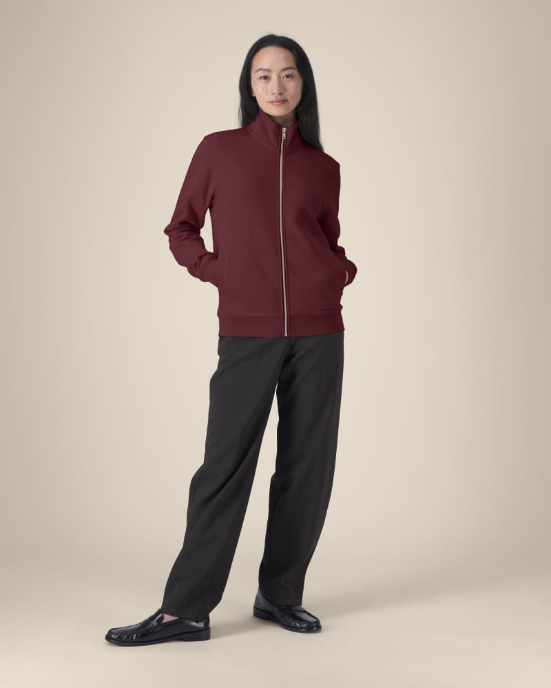 TRAILER 2.0 - BURGUNDY - SWEATSHIRTS JACKET - UNISEX