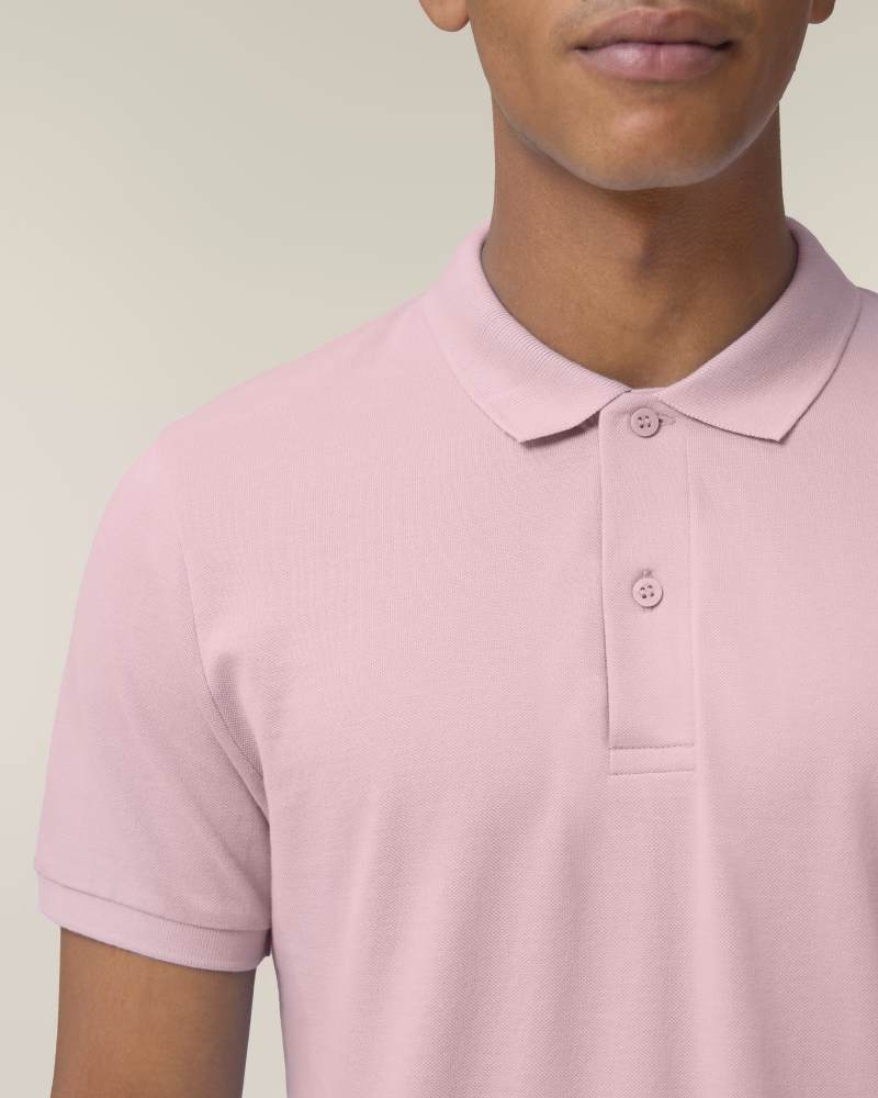 STANLEY COASTER - COTTON PINK - POLOS SHORT SLEEVES - HOMMES
