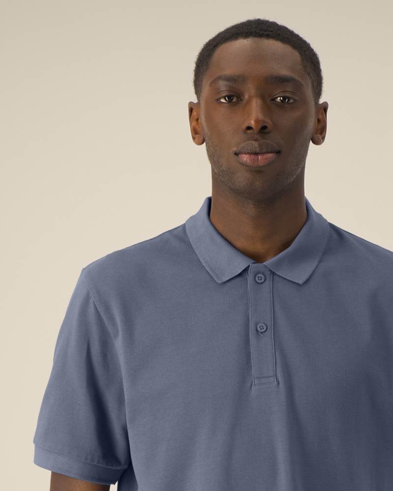 PREPSTER 2.0 - BLUE GREY - POLOS SHORT SLEEVES - UNISEXE