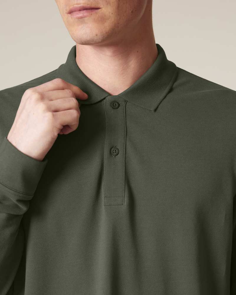 PREPSTER 2.0 LONG SLEEVE - KHAKI - POLOS LONG SLEEVES - UNISEKS