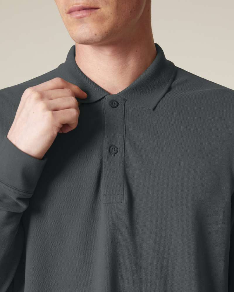PREPSTER 2.0 LONG SLEEVE - ANTHRACITE - POLOS LONG SLEEVES - UNISEKS