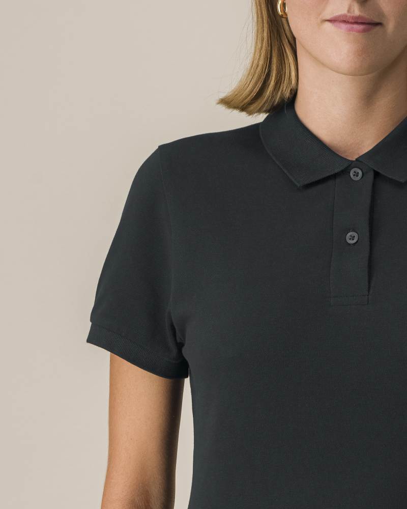 STELLA COASTER - BLACK - POLOS SHORT SLEEVES - MUJERES