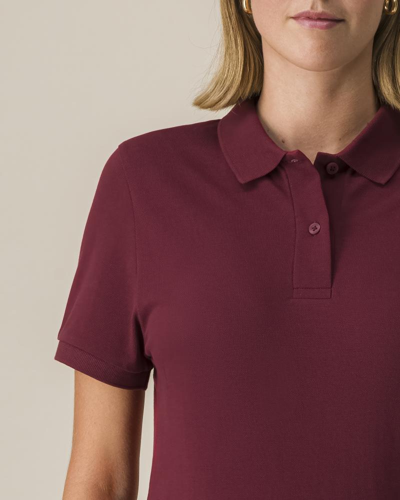 STELLA COASTER - BURGUNDY - POLOS SHORT SLEEVES - MUJERES