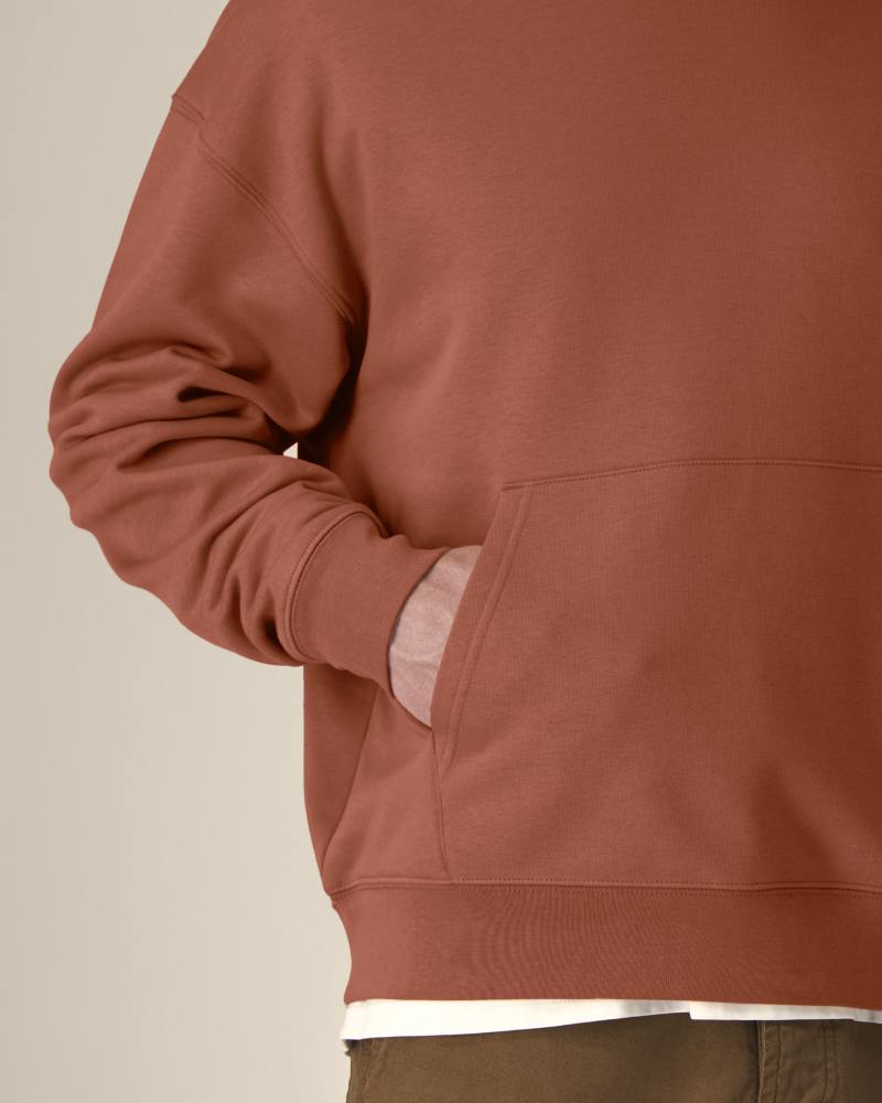 CHASER - HERITAGE BROWN - SWEATSHIRTS HOODIE - UNISEKS