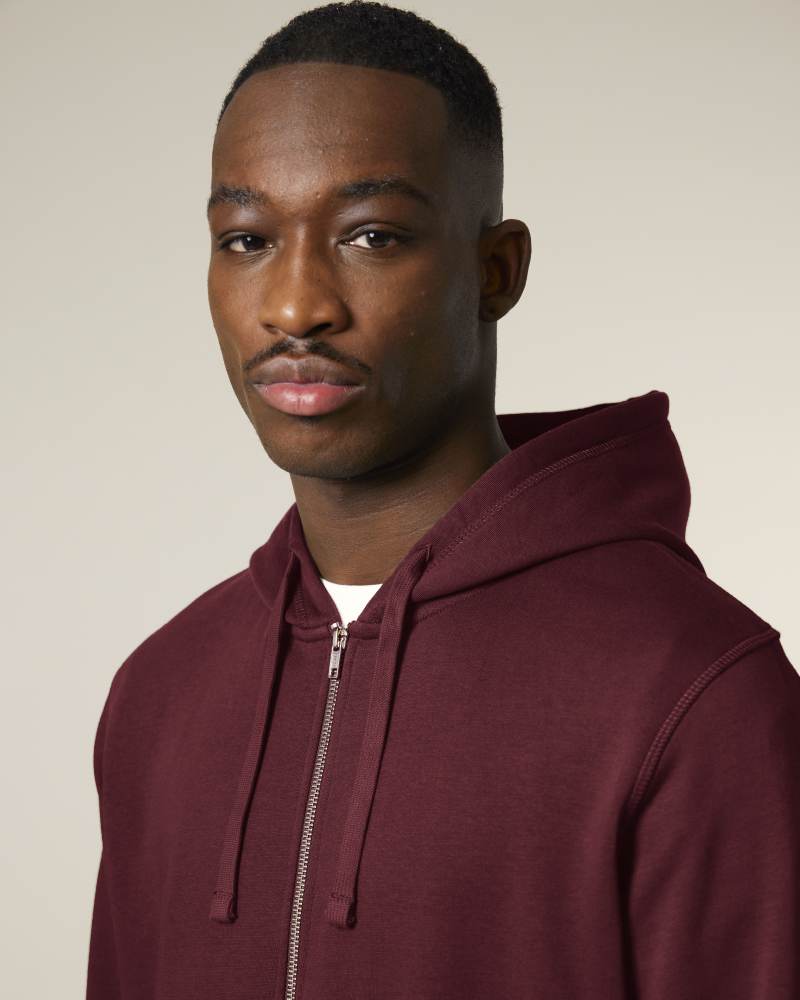 MIXER - BURGUNDY - SWEATSHIRTS JACKET - UNISEKS