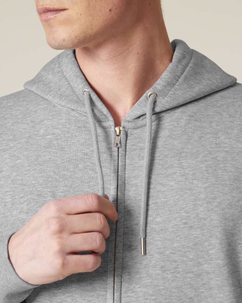 CONNECTOR 2.0 - HEATHER GREY - SWEATSHIRTS HOODIE - UNISEXE