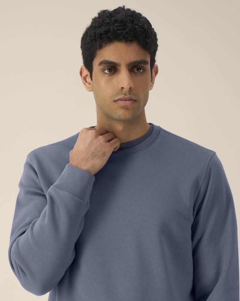 ROLLER - BLUE GREY - SWEATSHIRTS CREWNECK - UNISEXE