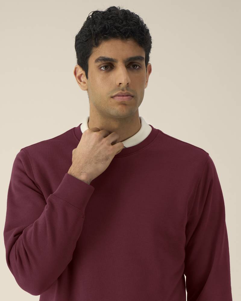 ROLLER - BURGUNDY - SWEATSHIRTS CREWNECK - UNISEXE