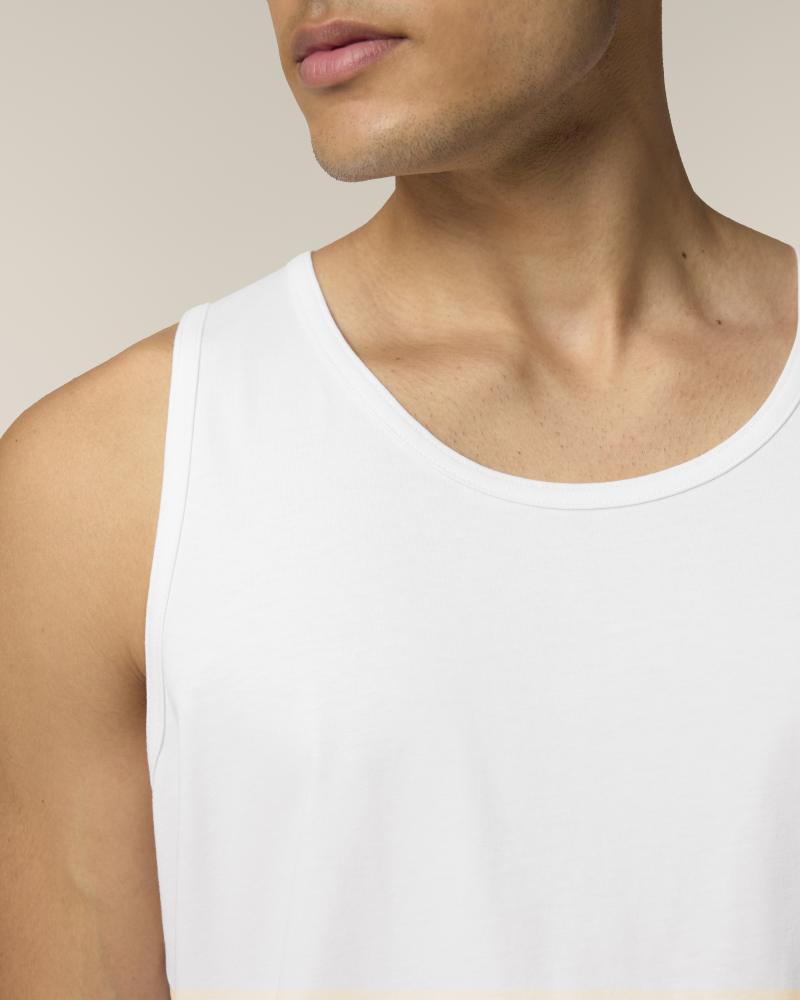 STANLEY STANCER - WHITE - TEE-SHIRTS TANK - HOMMES