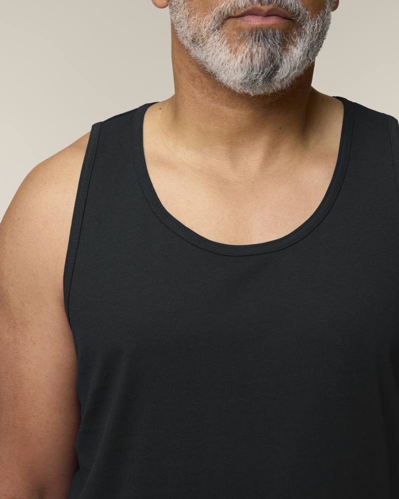 STANLEY STANCER - BLACK - TEE-SHIRTS TANK - HOMMES
