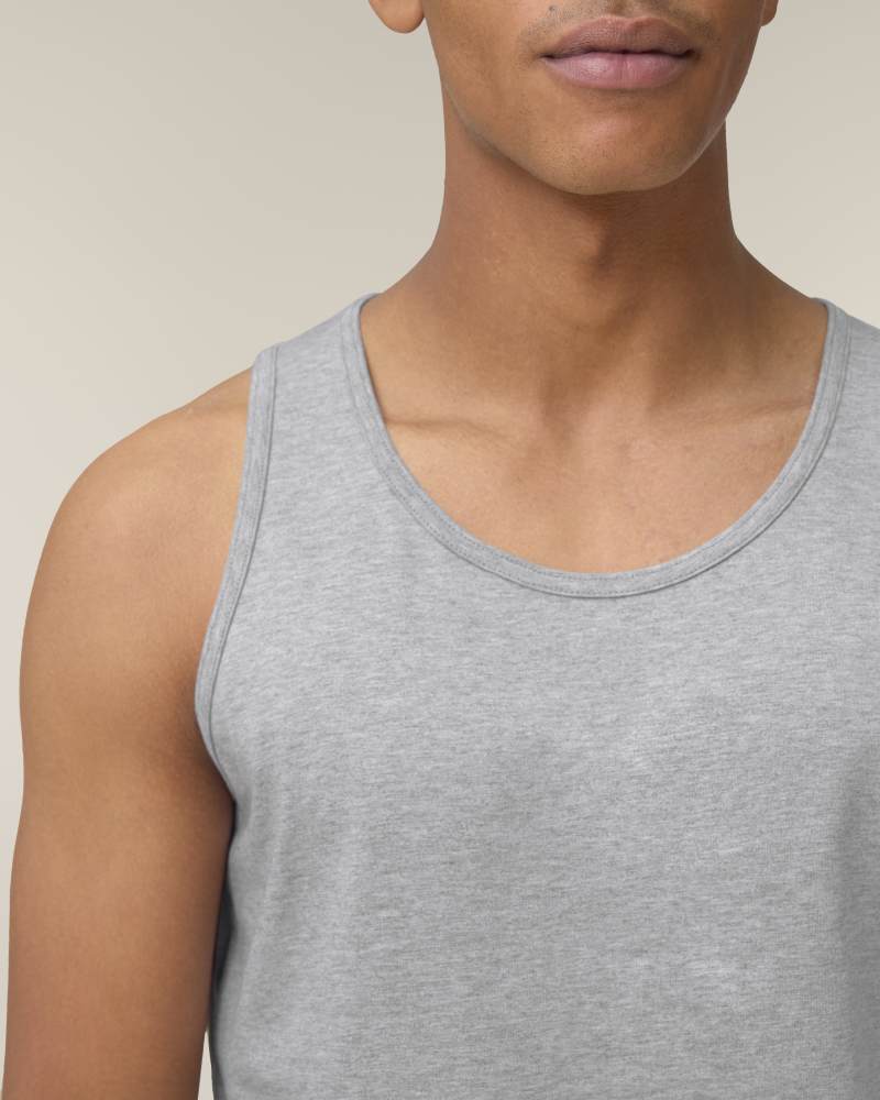 STANLEY STANCER - HEATHER GREY - TEE-SHIRTS TANK - HOMMES