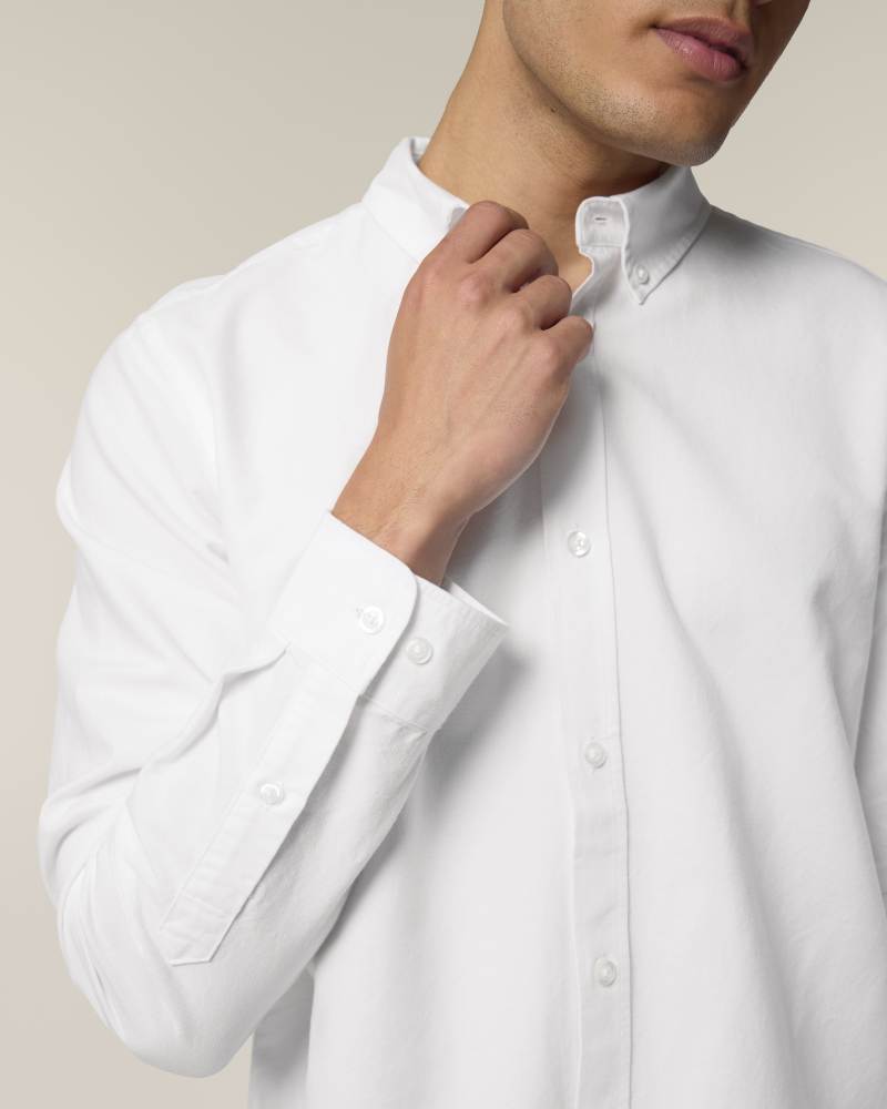 STANLEY OXFORD SHIRT - WHITE - SHIRTS NON DENIM - HOMMES