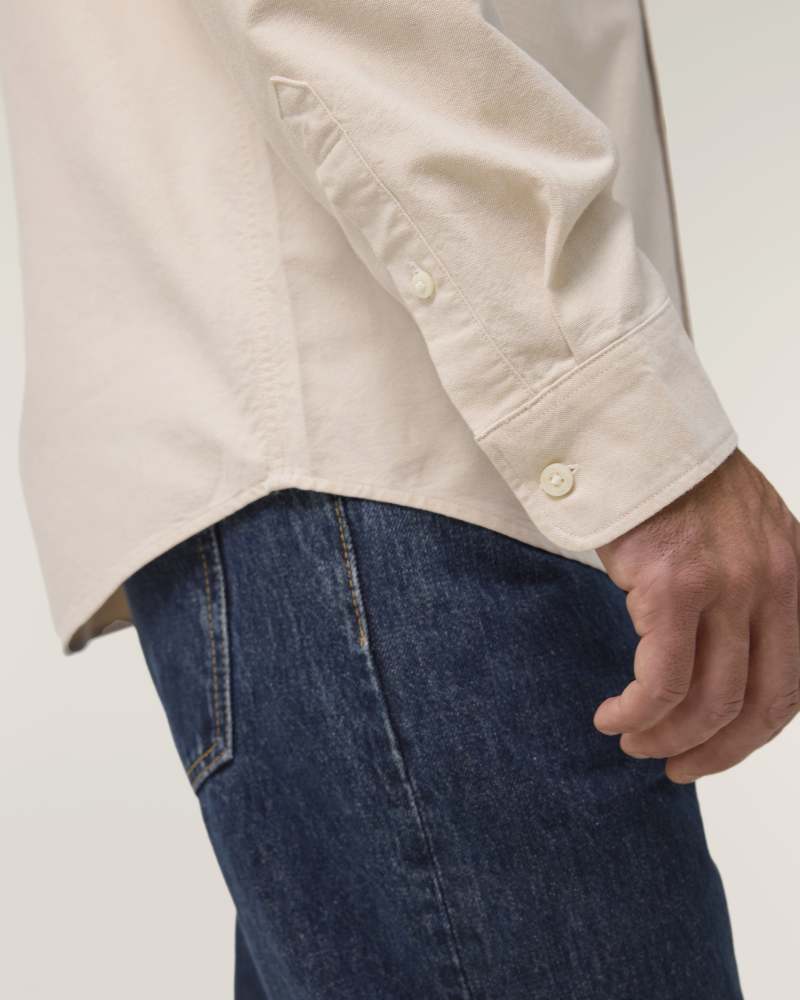 STANLEY OXFORD SHIRT - BEIGE OXFORD - SHIRTS NON DENIM - HOMMES