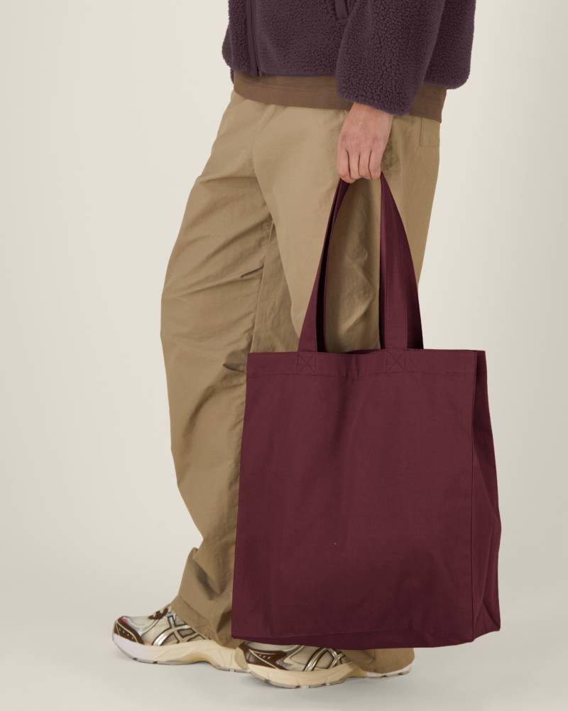 MID TOTE BAG - BURGUNDY - BAGS TOTE - UNISEX