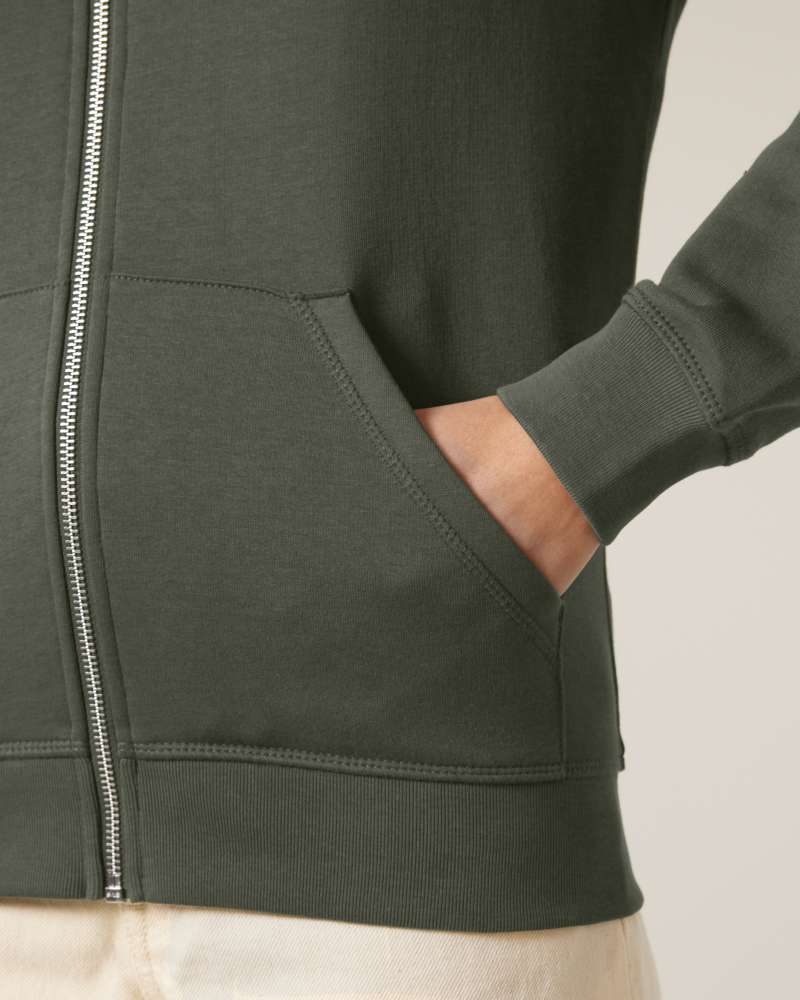MIXER - KHAKI - SWEATSHIRTS JACKET - UNISEKS