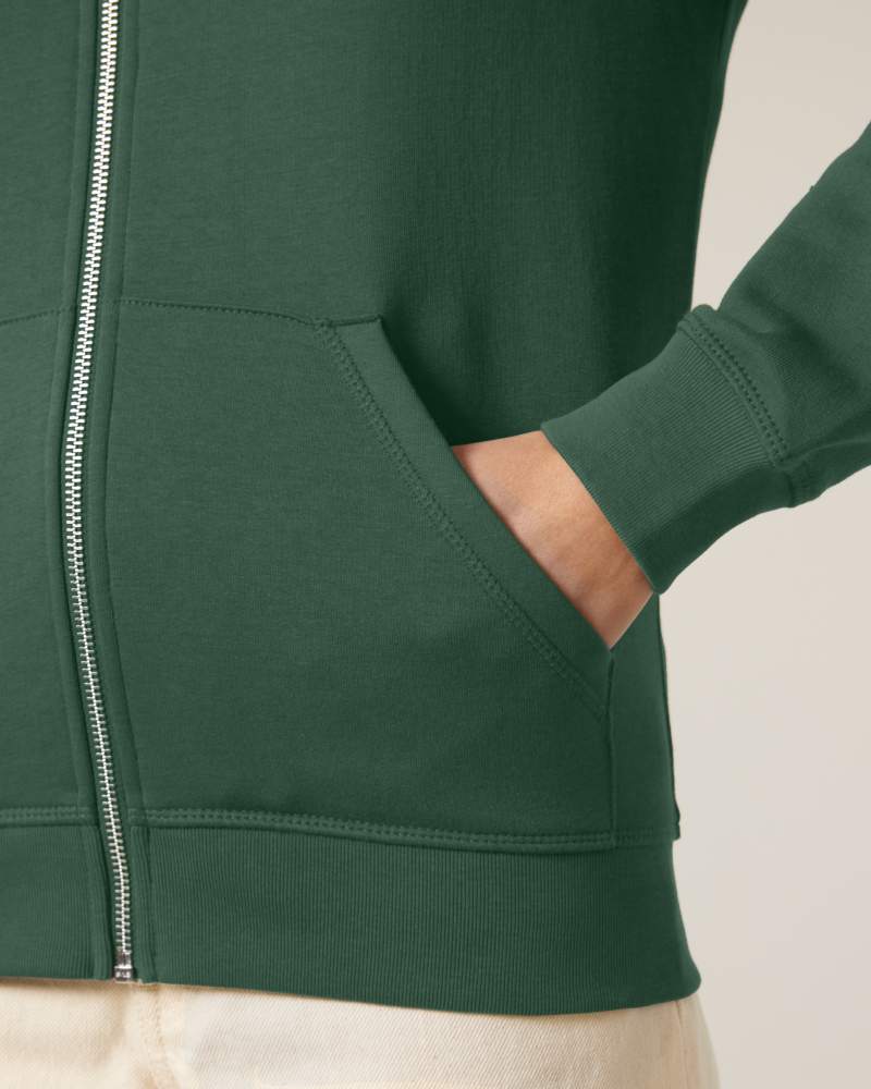 MIXER - BOTTLE GREEN - SWEATSHIRTS JACKET - UNISEKS