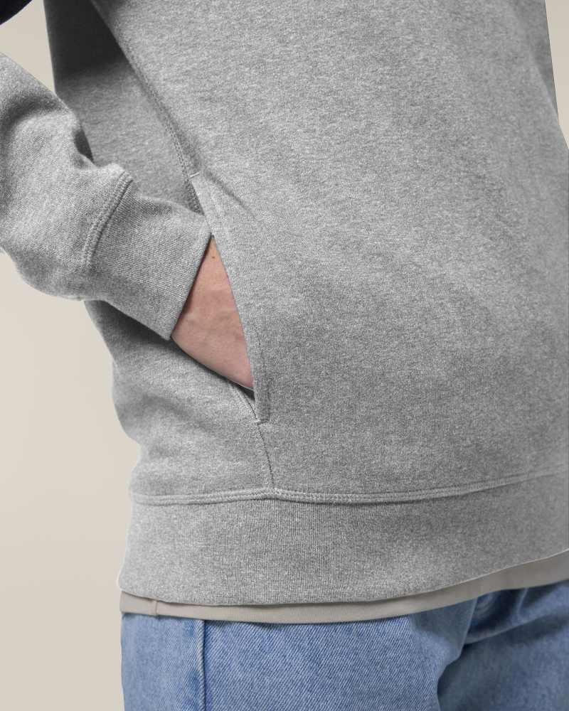SOUNDER - HEATHER GREY - SWEATSHIRTS HOODIE - UNISEXE