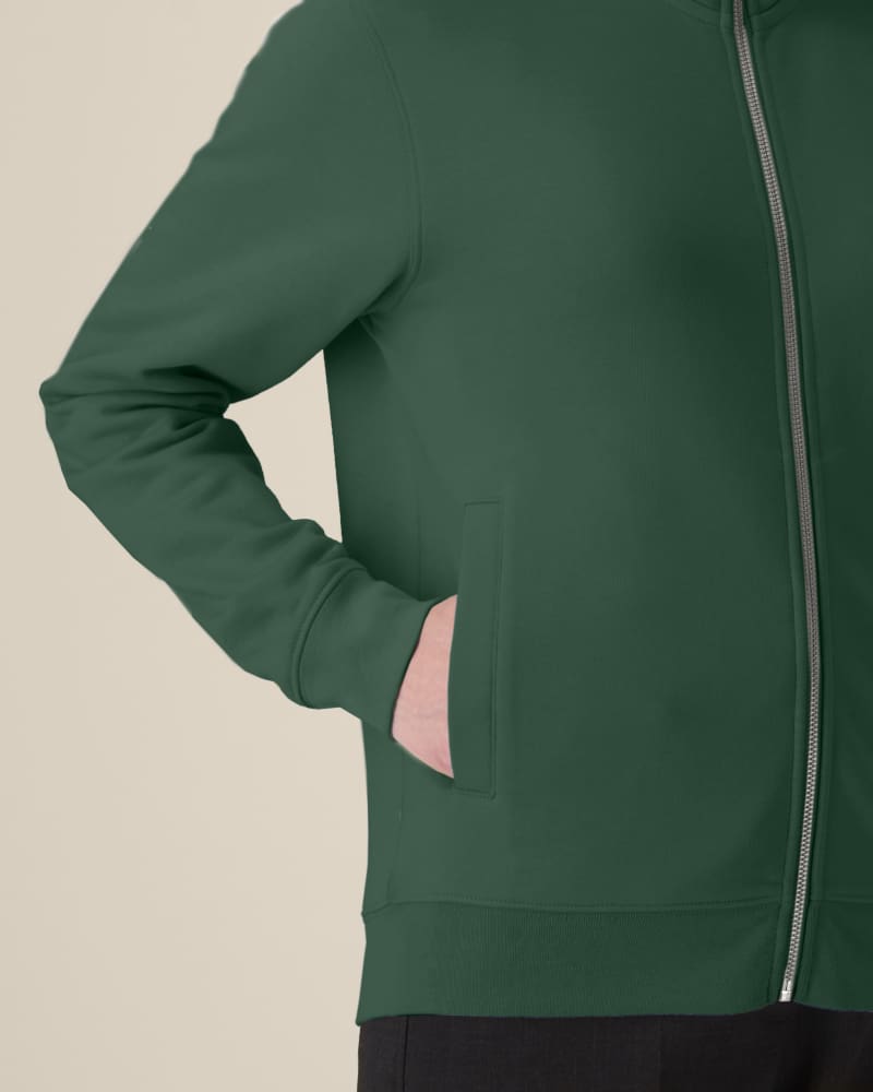 TRAILER 2.0 - BOTTLE GREEN - SWEATSHIRTS JACKET - UNISEX