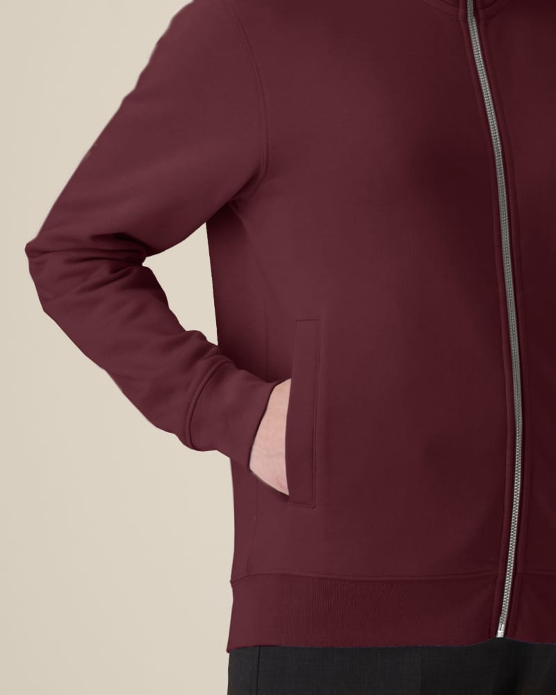 TRAILER 2.0 - BURGUNDY - SWEATSHIRTS JACKET - UNISEX