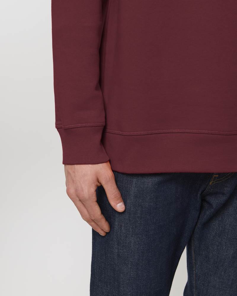 ROLLER - BURGUNDY - SWEATSHIRTS CREWNECK - UNISEXE