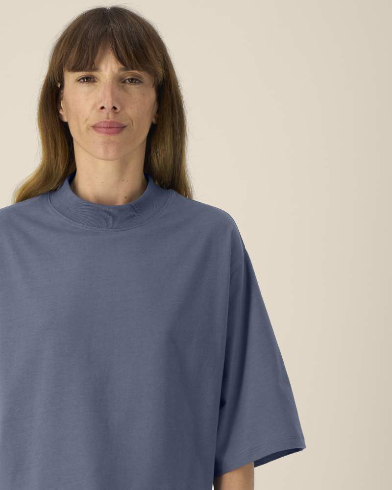 STELLA RAYA - BLUE GREY - TEE-SHIRTS SHORT SLEEVES - VROUWEN